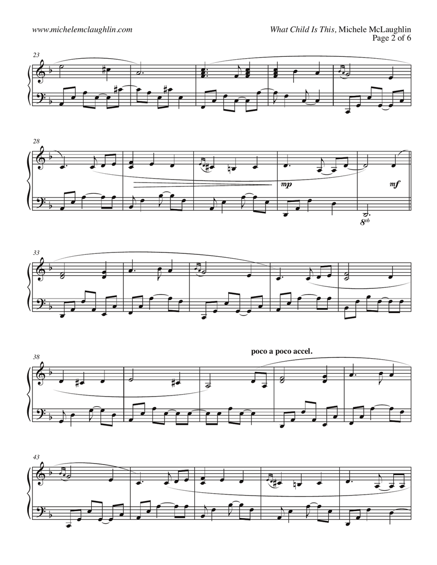 What Child Is This? What Child Is This? Piano Solo scores gallery preview page 2