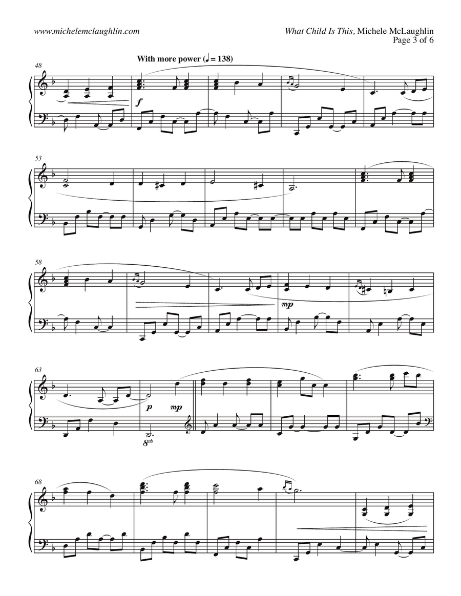 What Child Is This? What Child Is This? Piano Solo scores gallery preview page 3
