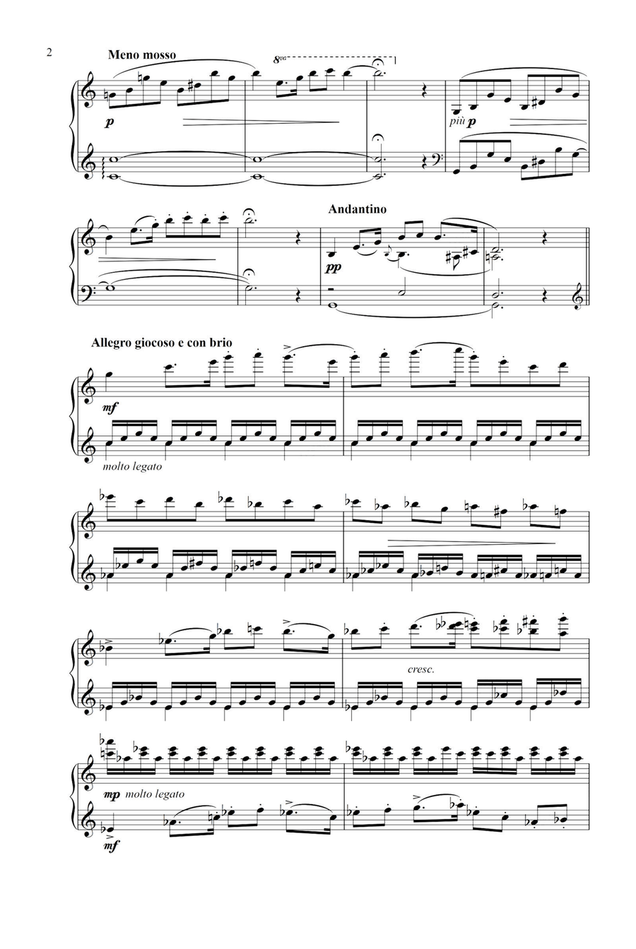 Peter and the Wolf Op.67 - 8.Peter - Sergey Prokofiev Piano Solo scores gallery preview page 2