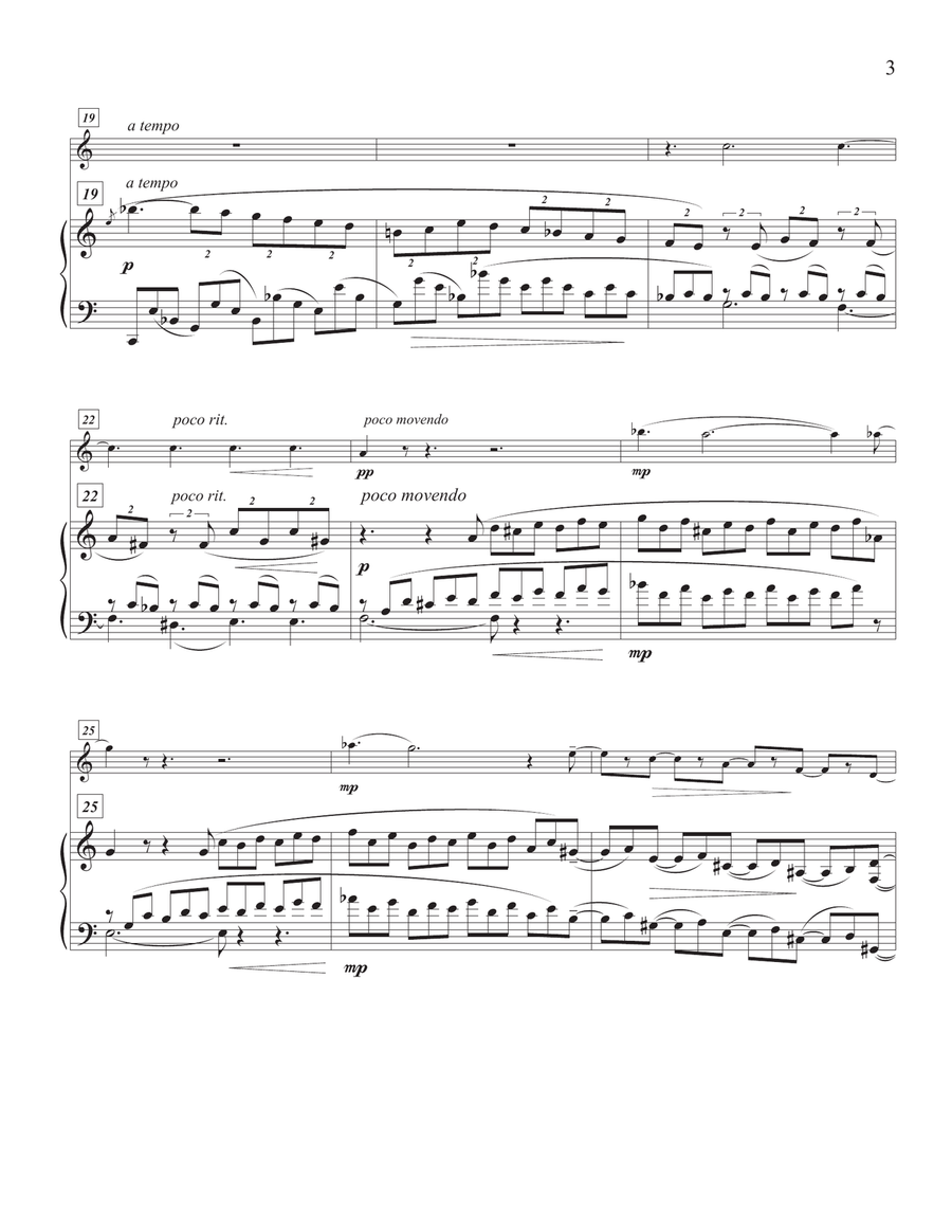 Fantasie Opus 17, III. by Robert Schumann, arranged for violin and piano Chamber Music scores gallery preview page 4