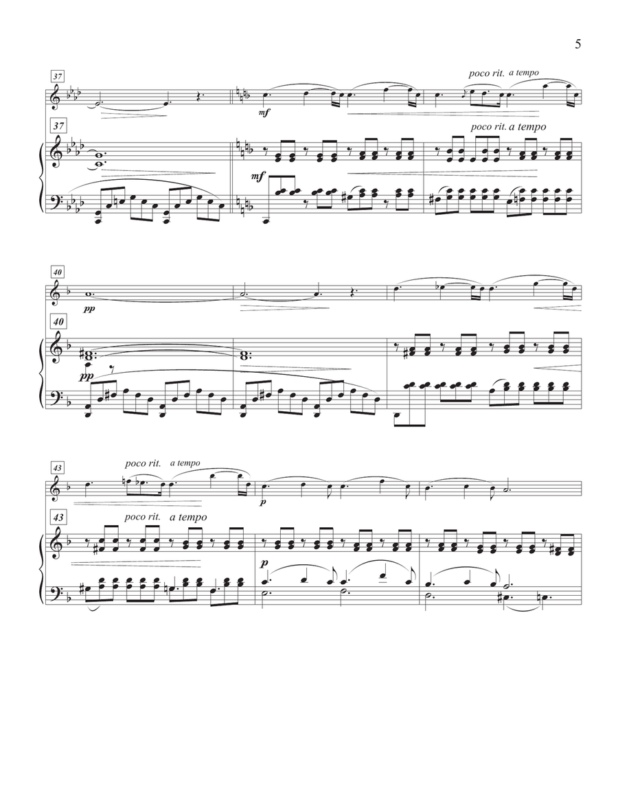 Fantasie Opus 17, III. by Robert Schumann, arranged for violin and piano Chamber Music scores gallery preview page 6
