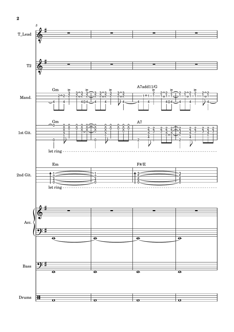 Boat on the River in Key of Em TB scores gallery preview page 2