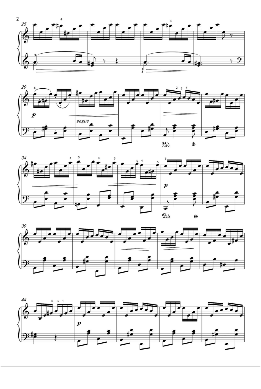 Etude Op.76. Nr.2 - Jean Sibelius Piano Method scores gallery preview page 2