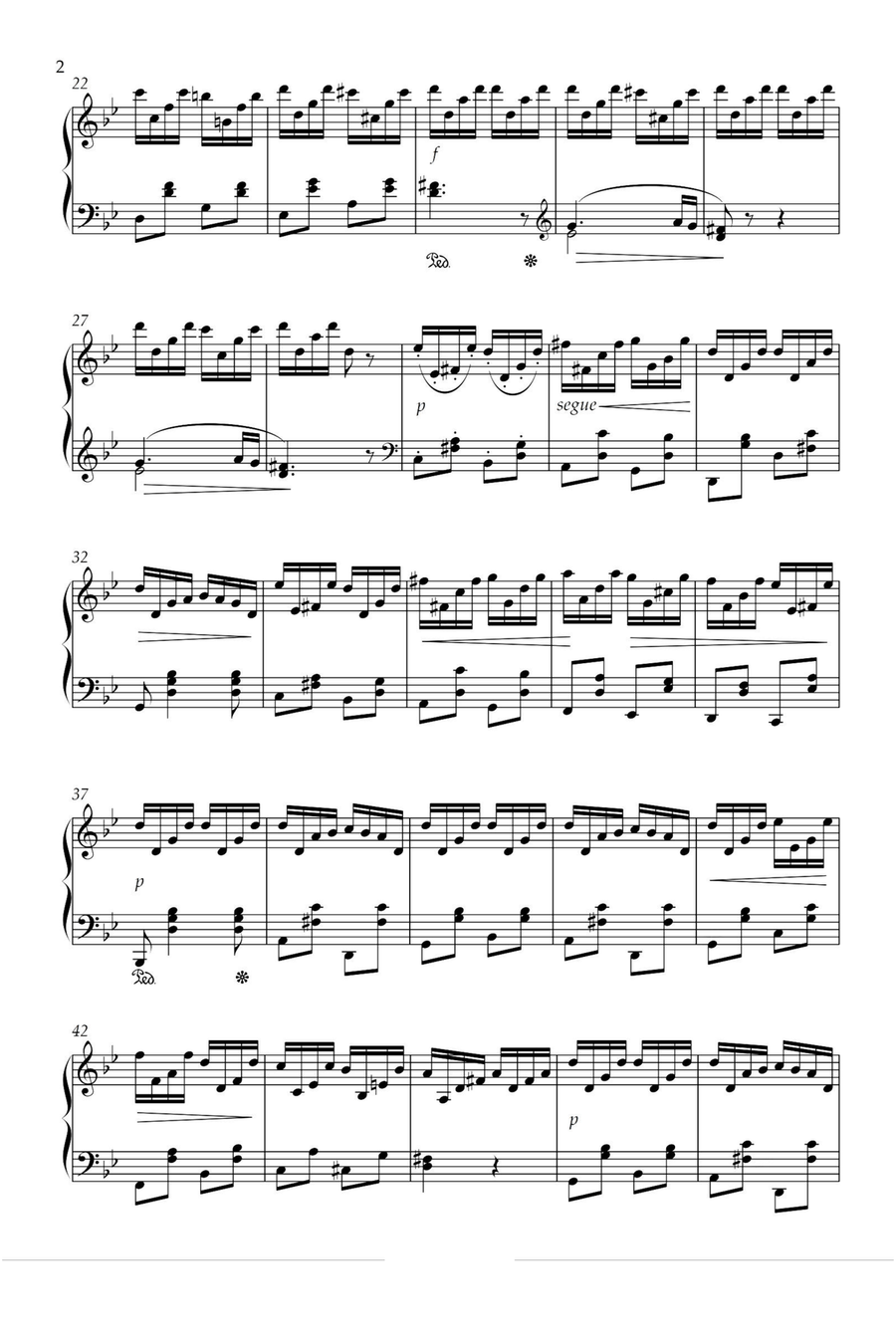 Etude Op.76. Nr.2 - Jean Sibelius Piano Method scores gallery preview page 2