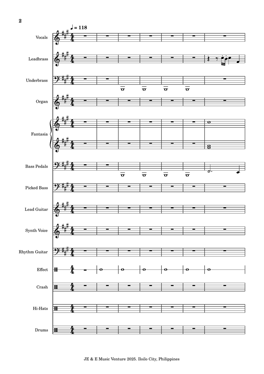 Final Countdown - Score Only A Cappella scores gallery preview page 2