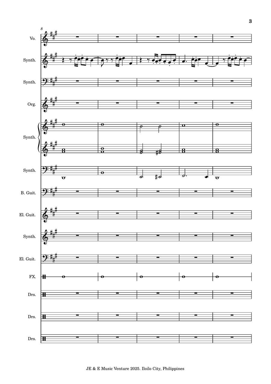 Final Countdown - Score Only A Cappella scores gallery preview page 3
