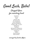 Good Luck, Babe!
