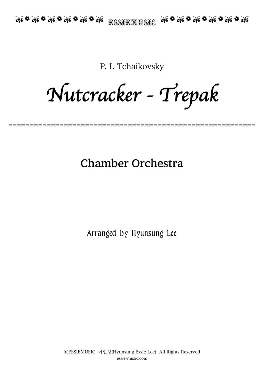Nutcracker - Trepak (Russian Dance) Chamber Music scores gallery preview page 1