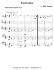 Total Eclipse - oboe 4 clar quintet