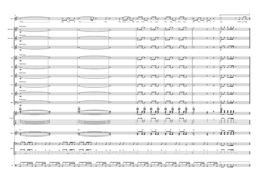Got To Be Real Got To Be Real Jazz Ensemble scores gallery preview page 5