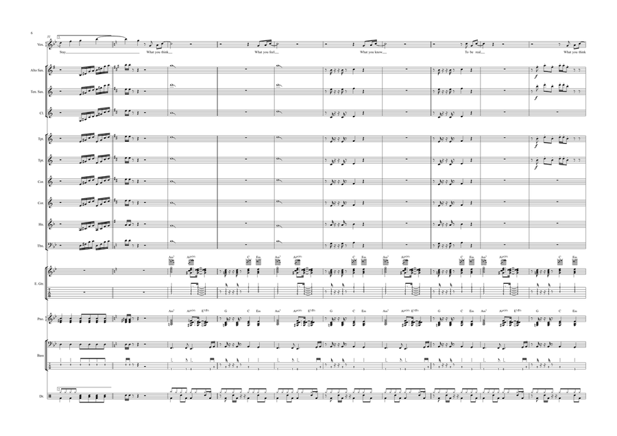 Got To Be Real Got To Be Real Jazz Ensemble scores gallery preview page 6