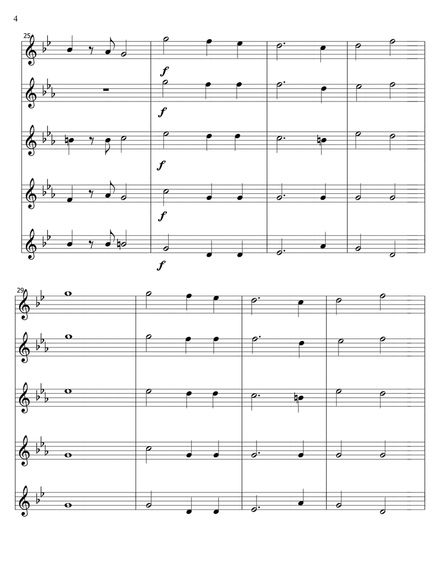 Total Eclipse - flute quintet Woodwind Quintet scores gallery preview page 4