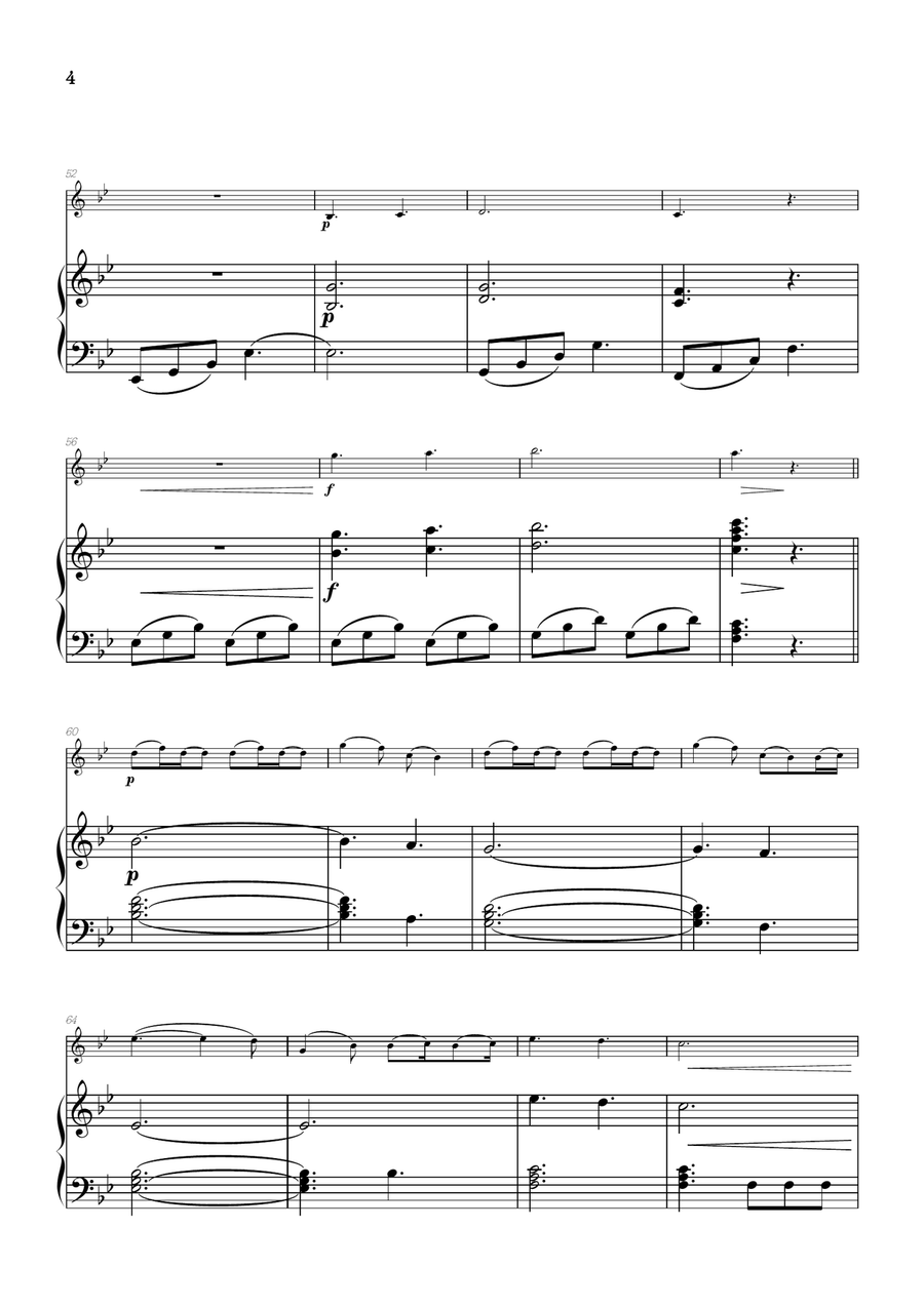 A Thousand Years Violin Solo scores gallery preview page 4