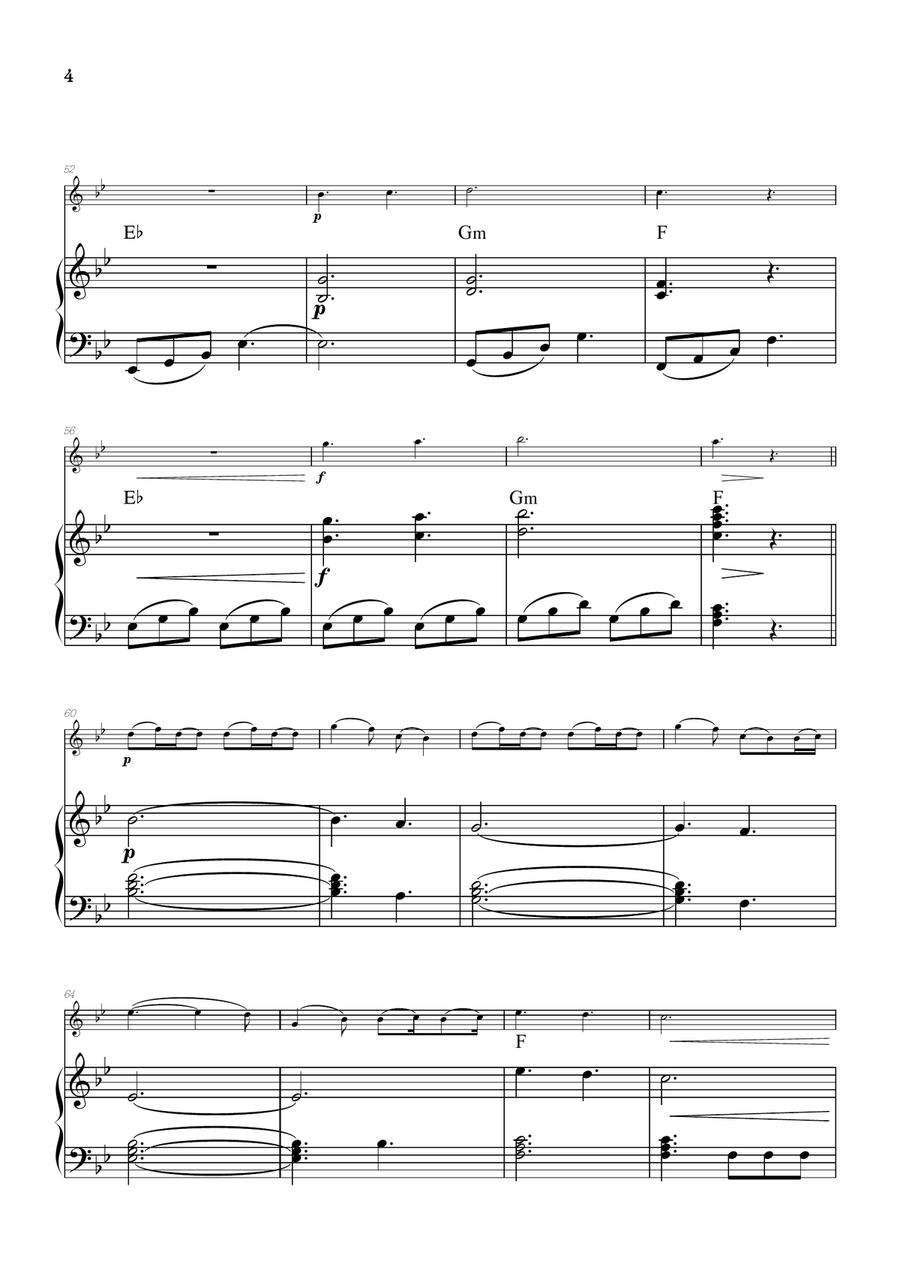 A Thousand Years Piano scores gallery preview page 4