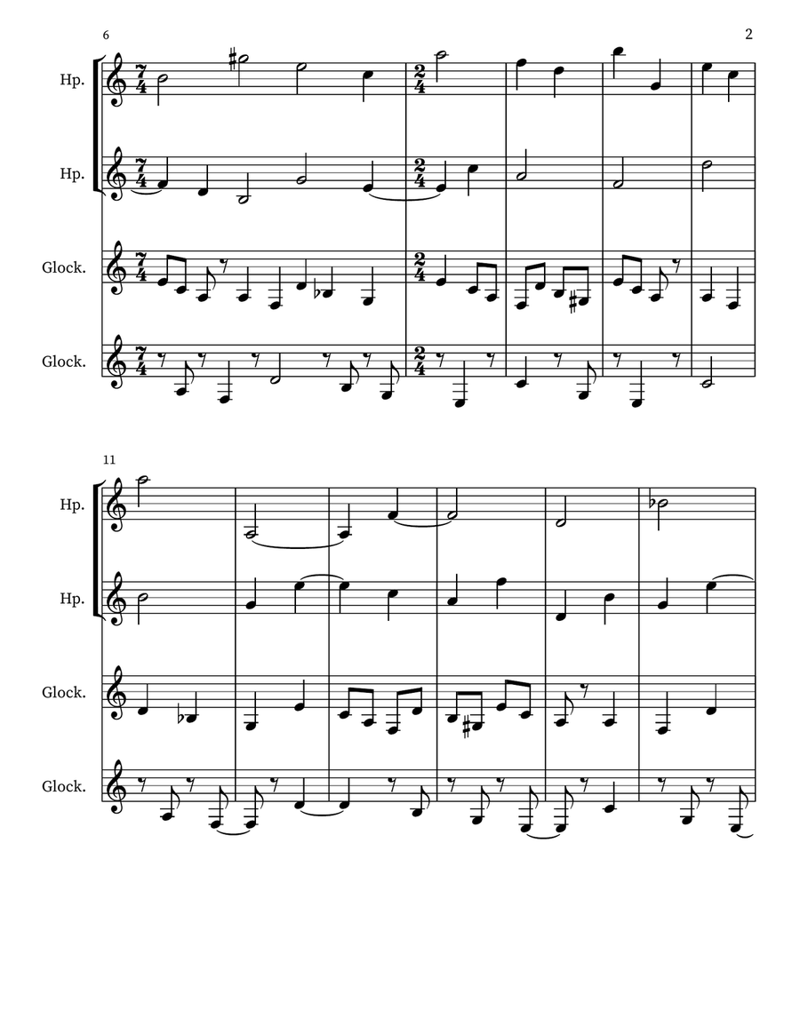Children's Musing 86 Children's Musing 86 Small Ensemble scores gallery preview page 2