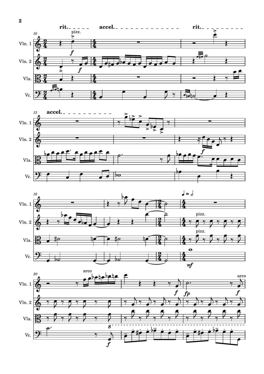 Welcome To Scrubbit's Welcome To Scrubbit's String Quartet scores gallery preview page 2
