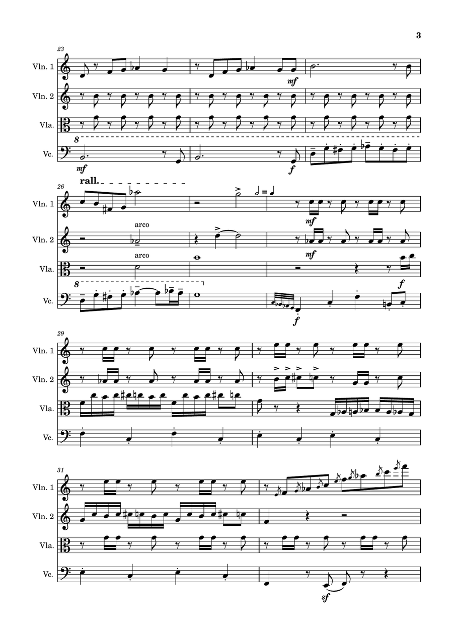 Welcome To Scrubbit's Welcome To Scrubbit's String Quartet scores gallery preview page 3
