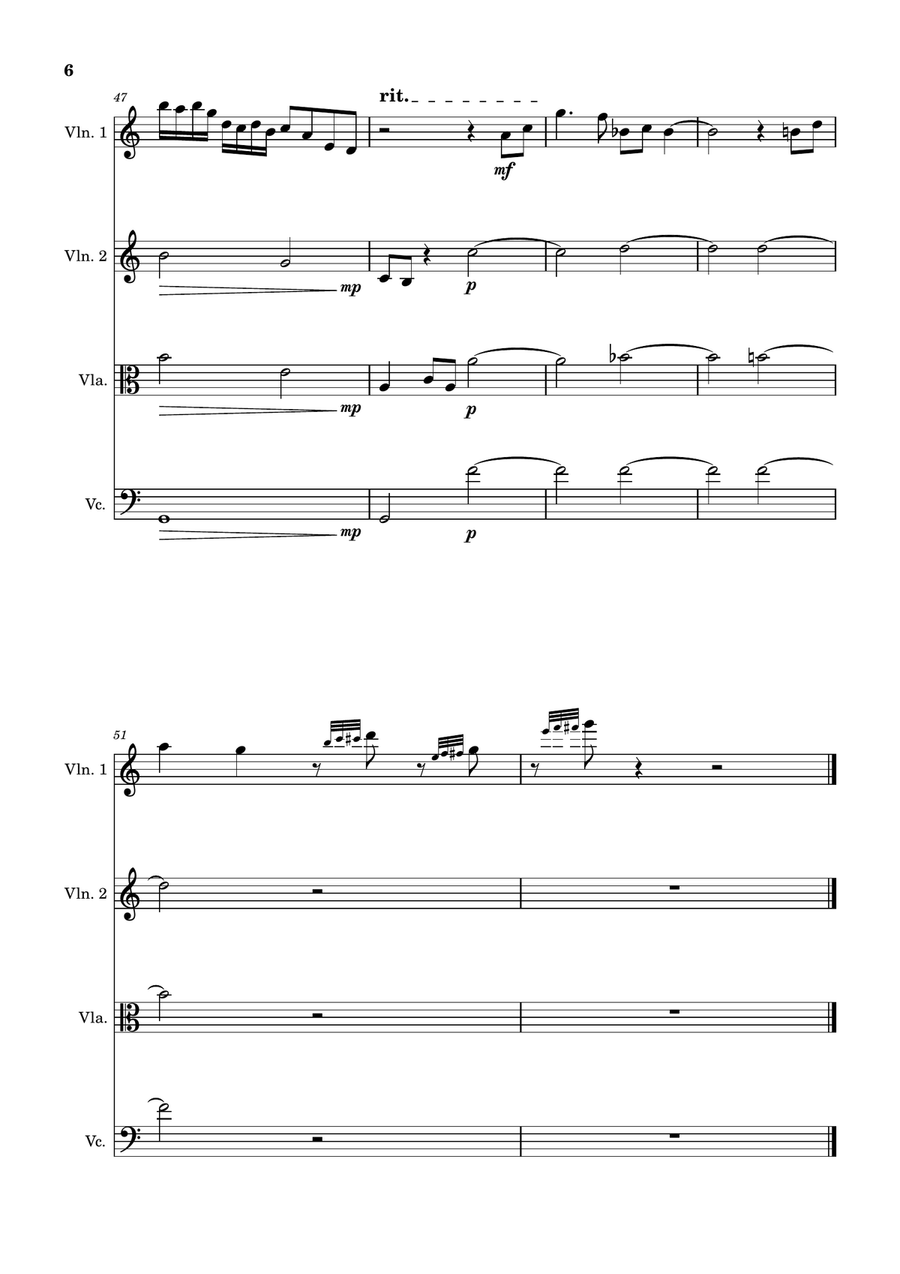 Welcome To Scrubbit's Welcome To Scrubbit's String Quartet scores gallery preview page 6
