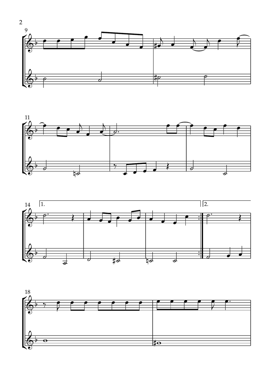 You've Got A Friend In Me Brass Duet scores gallery preview page 2