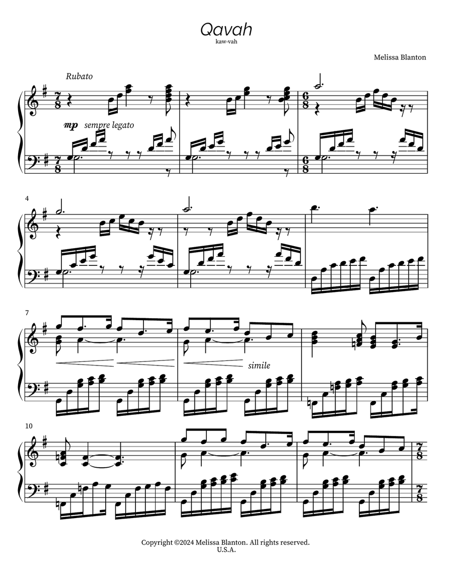 Three Pieces for Worship: Piano Solos in an Improvisational Style Piano Solo scores gallery preview page 4