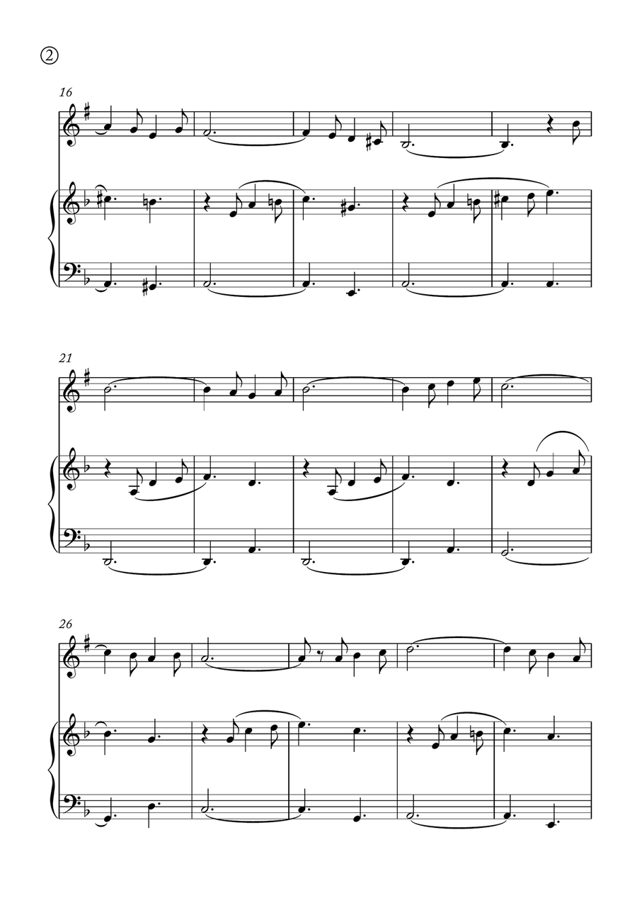 Mi Par D'udir Ancora Mi Par D'udir Ancora Chamber Music scores gallery preview page 2