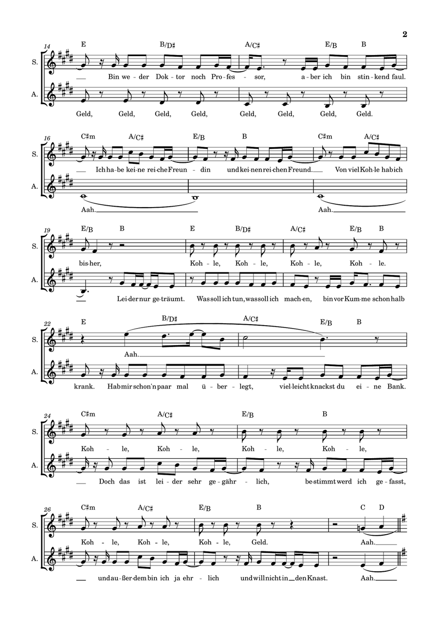 Millionaer 2-Part scores gallery preview page 2