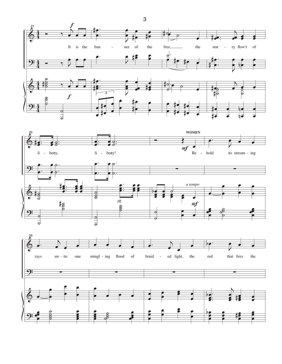 The Flower Of Music The Flower Of Music 4-Part scores gallery preview page 3