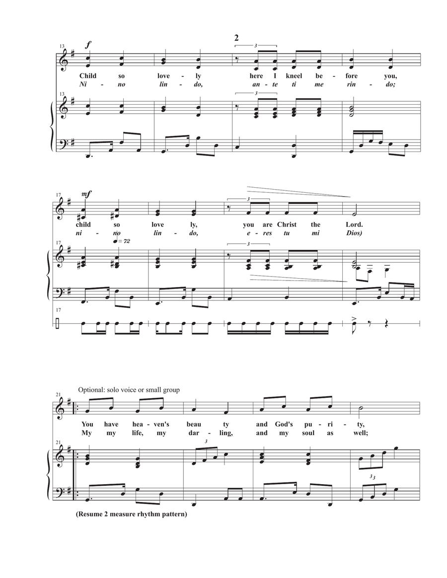 Child So Lovely Child So Lovely Unison Choir scores gallery preview page 2