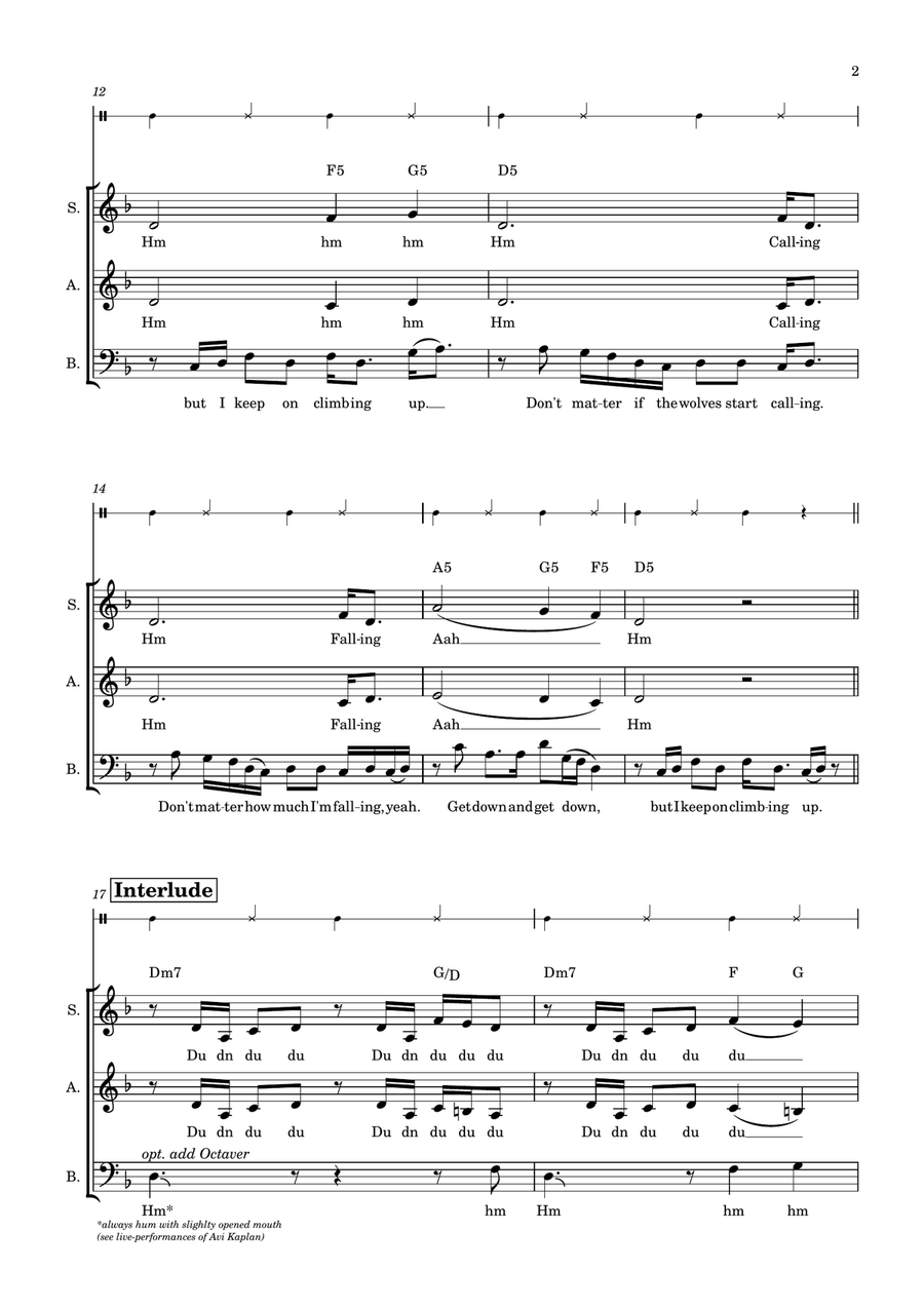 Get Down 3-Part scores gallery preview page 2