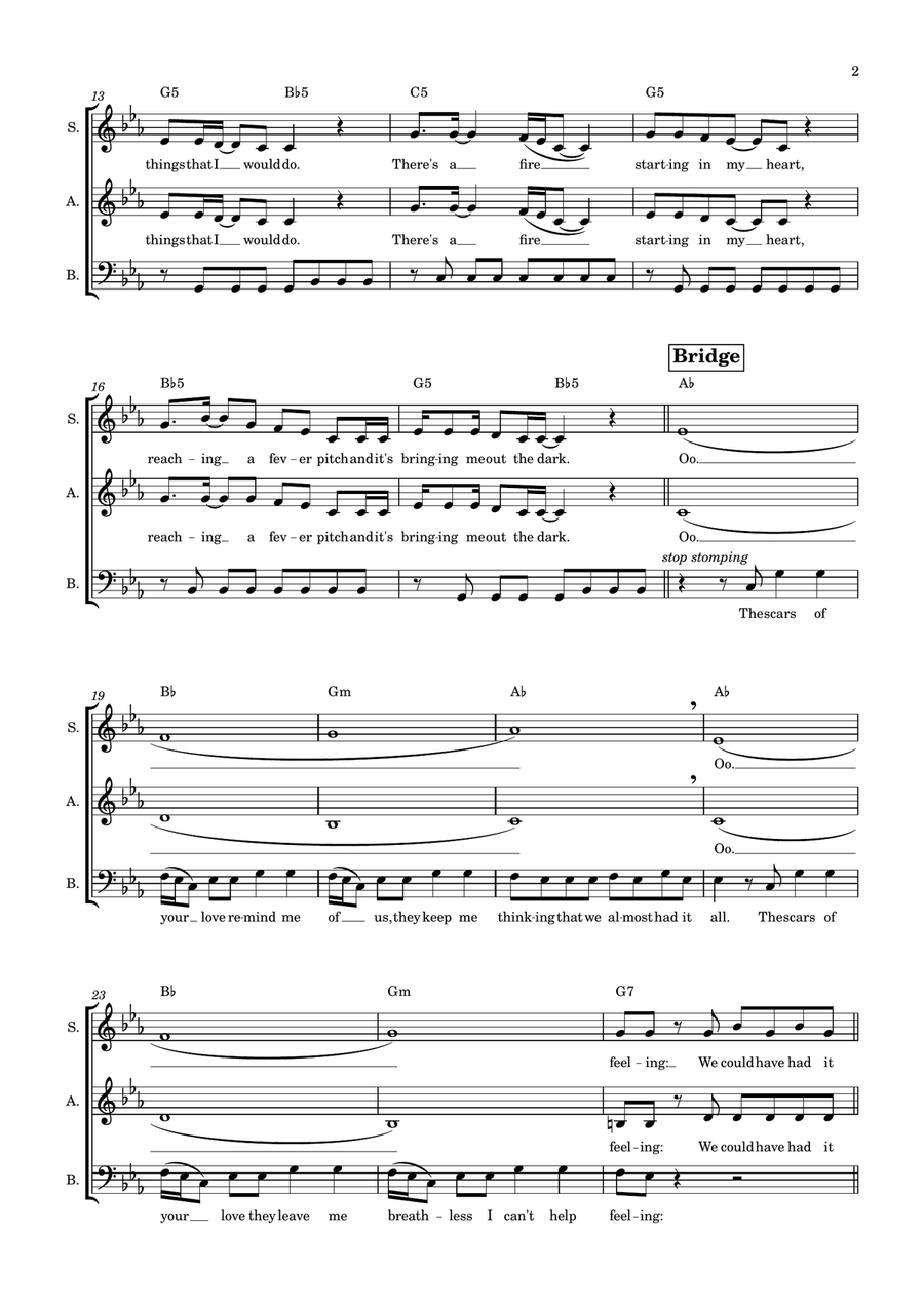 Rolling In The Deep 3-Part scores gallery preview page 2