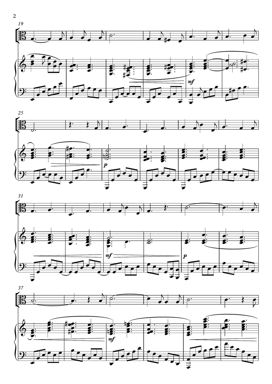 O Holy Night Viola scores gallery preview page 2