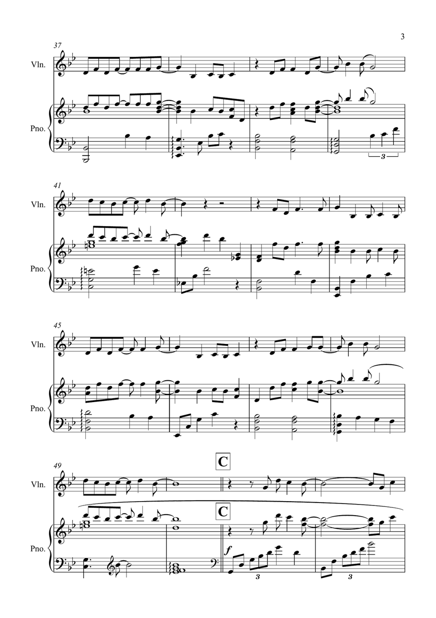 Half The World Away Half The World Away Violin Solo scores gallery preview page 3