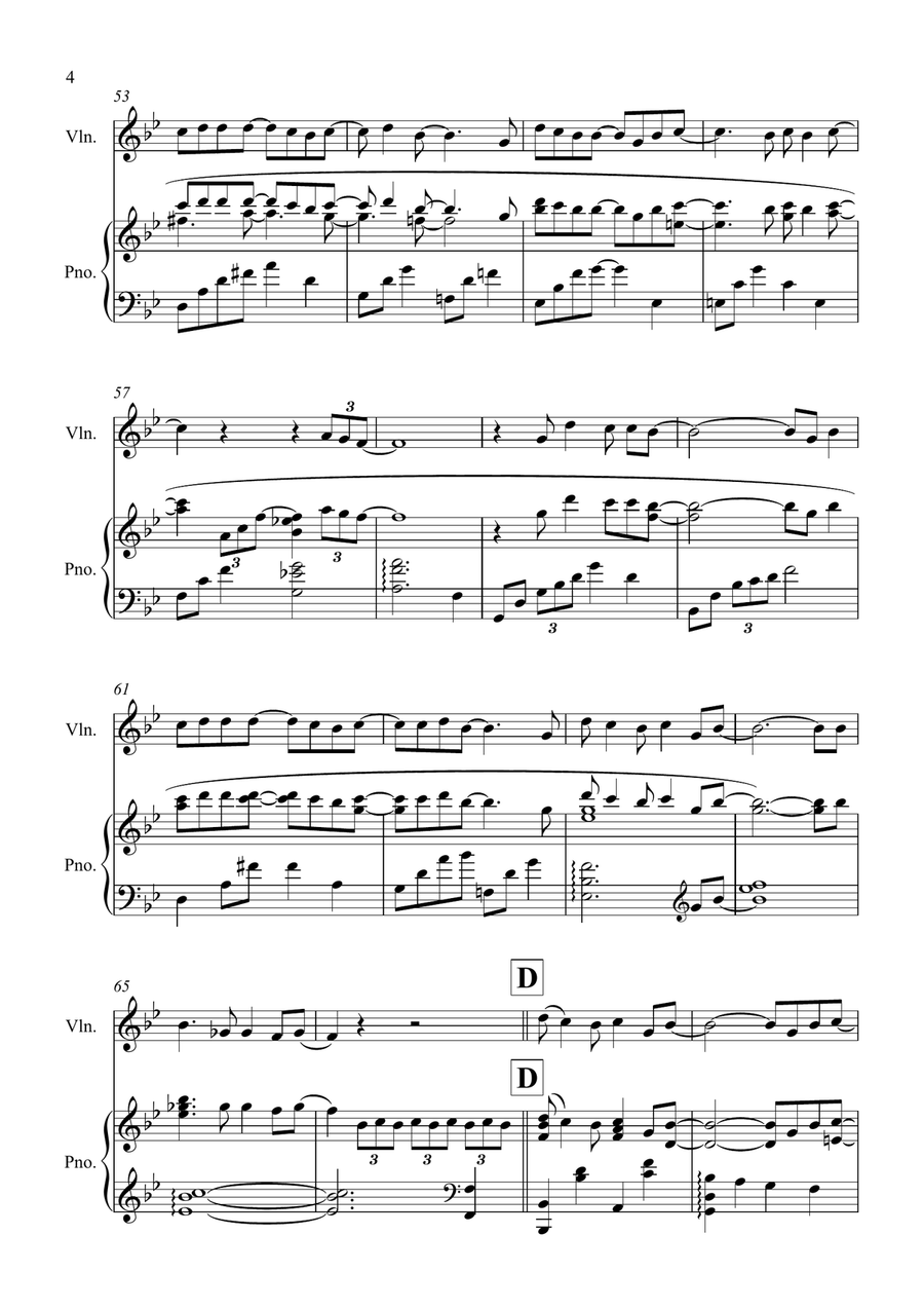 Half The World Away Half The World Away Violin Solo scores gallery preview page 4