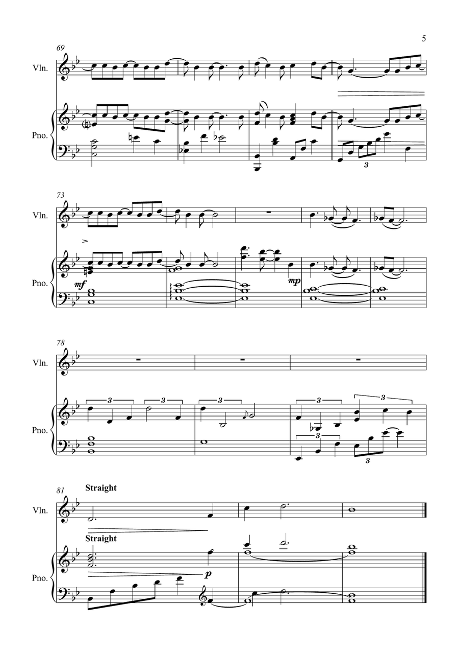 Half The World Away Half The World Away Violin Solo scores gallery preview page 5