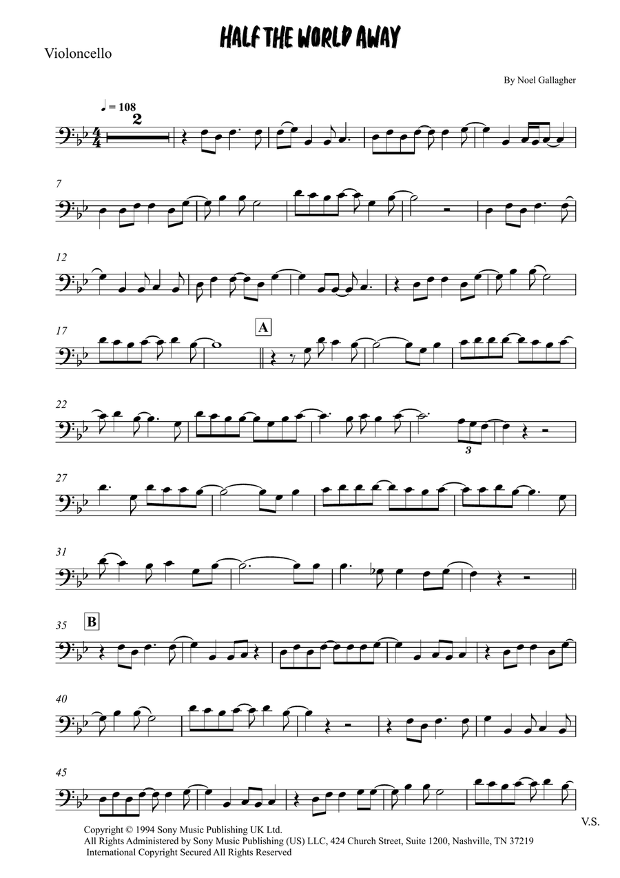 Half The World Away Half The World Away Piano scores gallery preview page 6