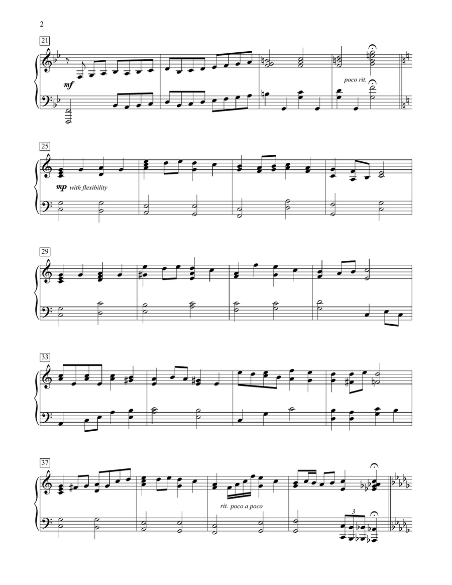 Love Divine, All Loves Excelling (arr. Glenda Austin) Piano Method scores gallery preview page 2