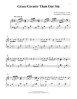 Grace Greater Than Our Sin (arr. Glenda Austin)