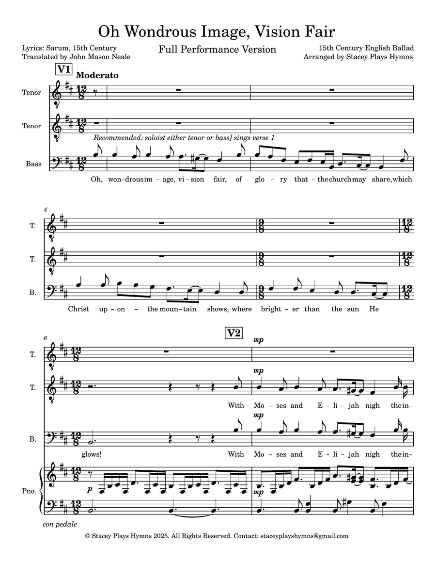 Oh Wondrous Image, Vision Fair - TB [B Minor] TB scores gallery preview page 2