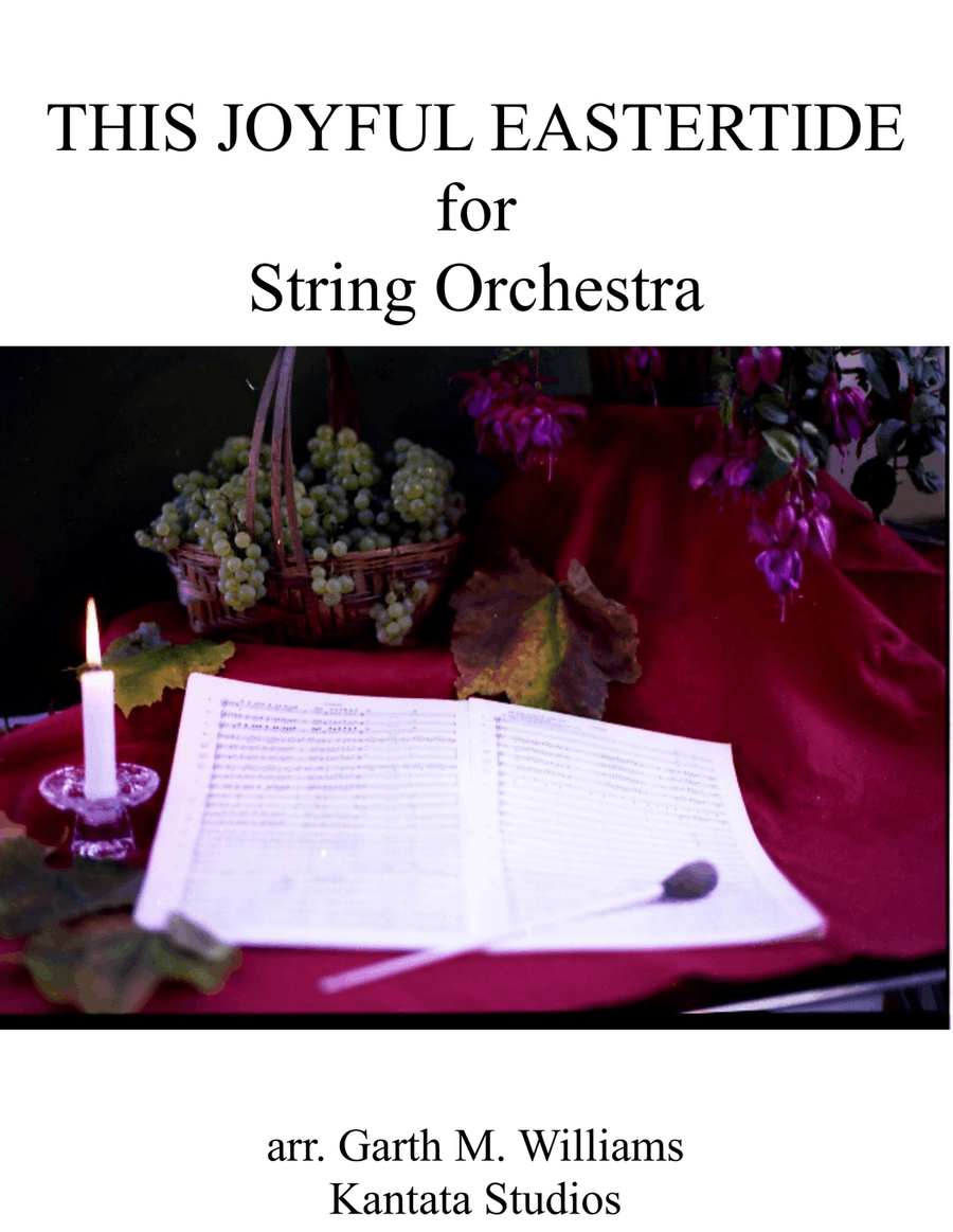 THIS JOYFUL EASTERTIDE FOR STRING ORCHESTRA Chamber Music scores gallery preview page 1