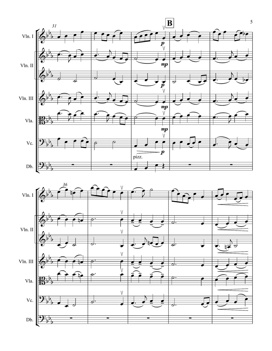 THIS JOYFUL EASTERTIDE FOR STRING ORCHESTRA Chamber Music scores gallery preview page 6