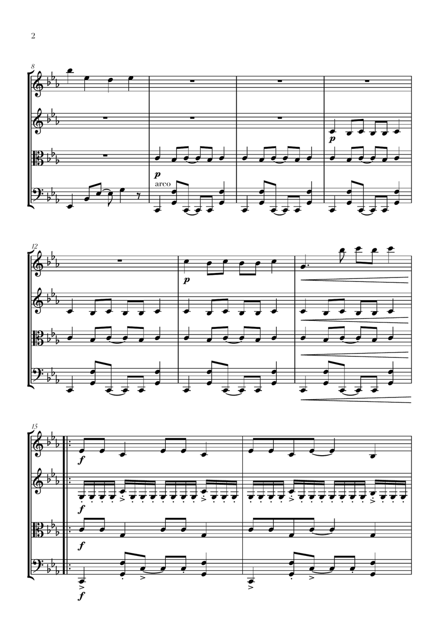 Apt. Apt. String Quartet scores gallery preview page 2