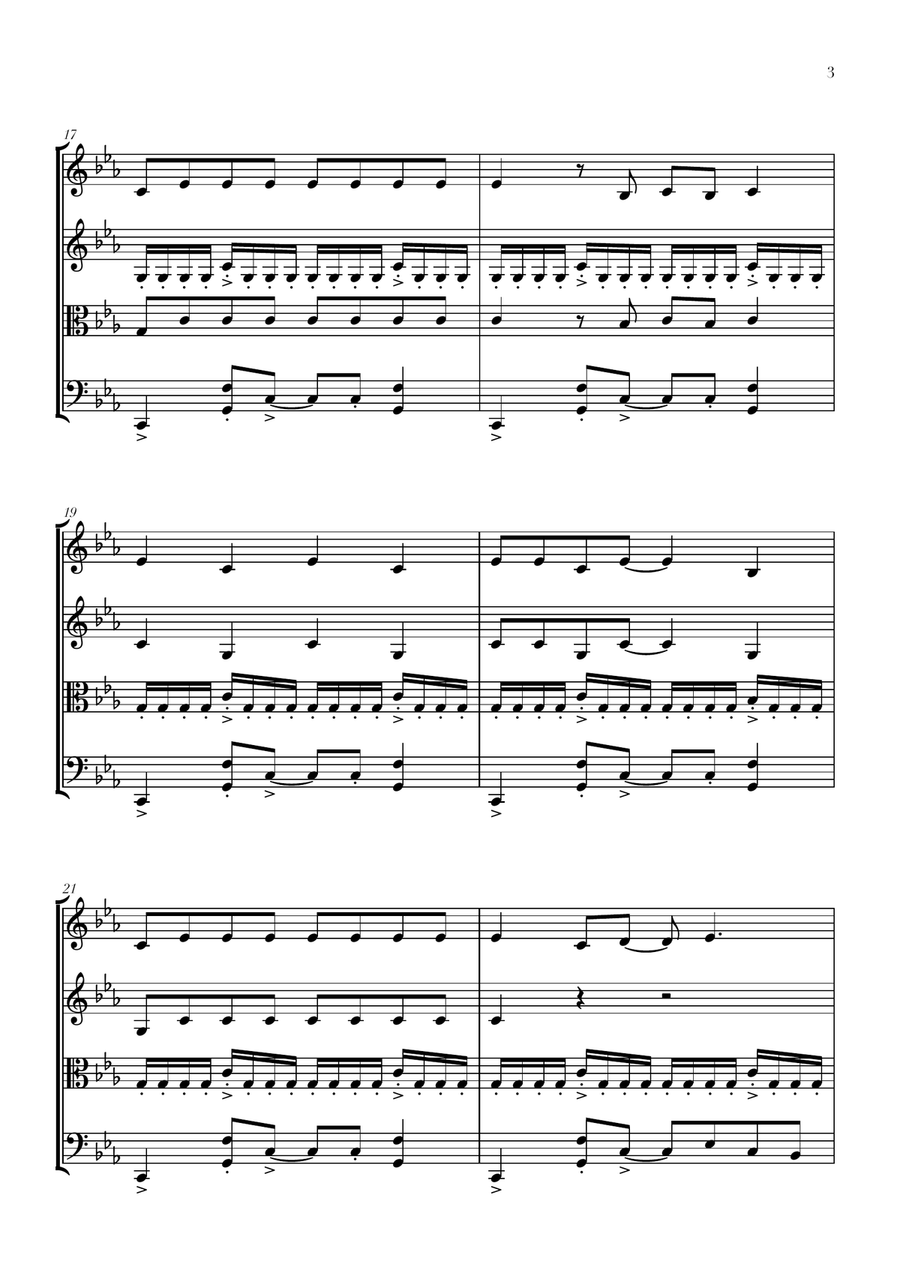 Apt. Apt. String Quartet scores gallery preview page 3