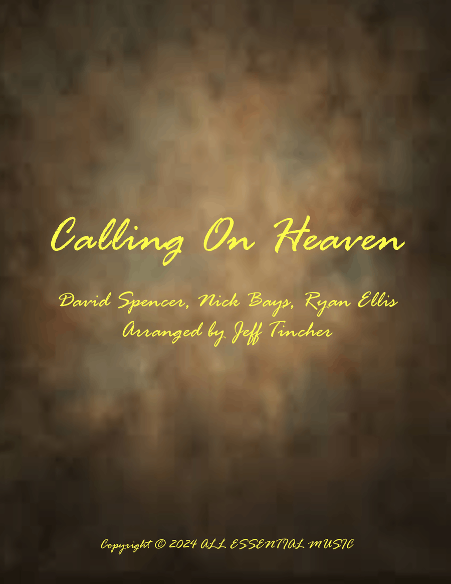Calling On Heaven Calling On Heaven Piano, Vocal scores gallery preview page 1