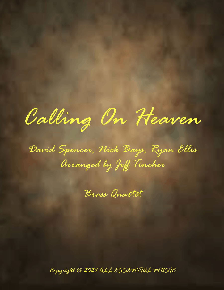 Calling On Heaven Calling On Heaven Brass Quartet scores gallery preview page 1