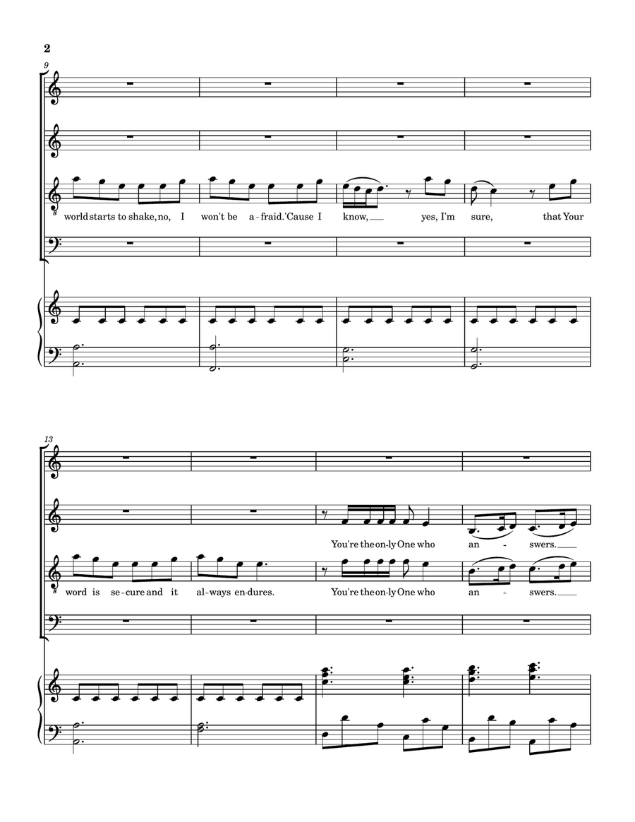 Calling On Heaven Calling On Heaven 4-Part scores gallery preview page 3