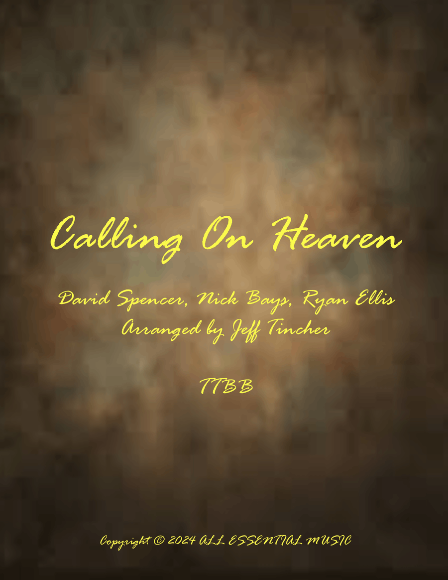 Calling On Heaven Calling On Heaven TTBB scores gallery preview page 1