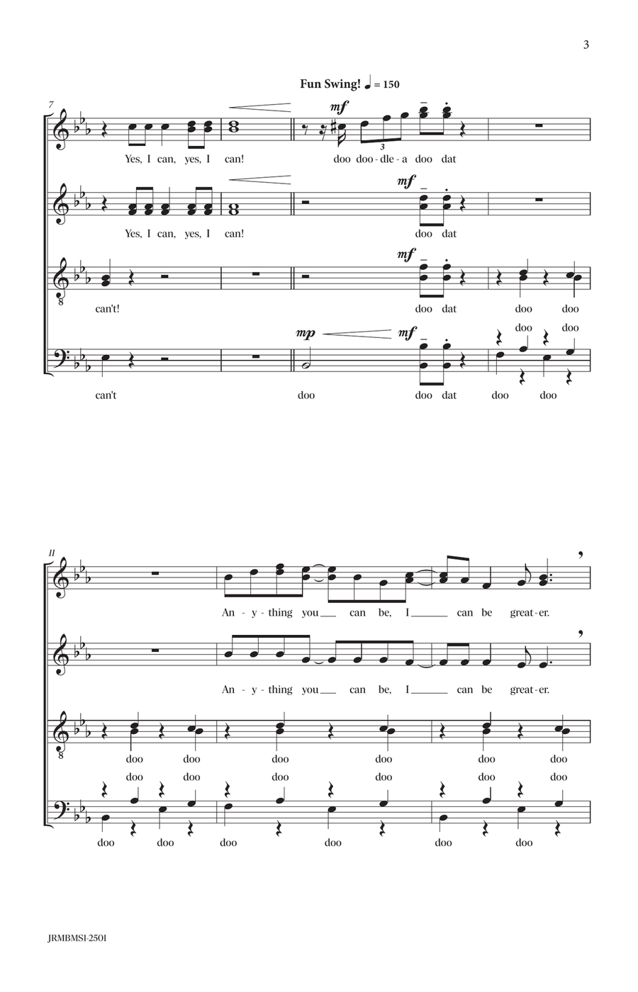 Anything You Can Do Divisi scores gallery preview page 3
