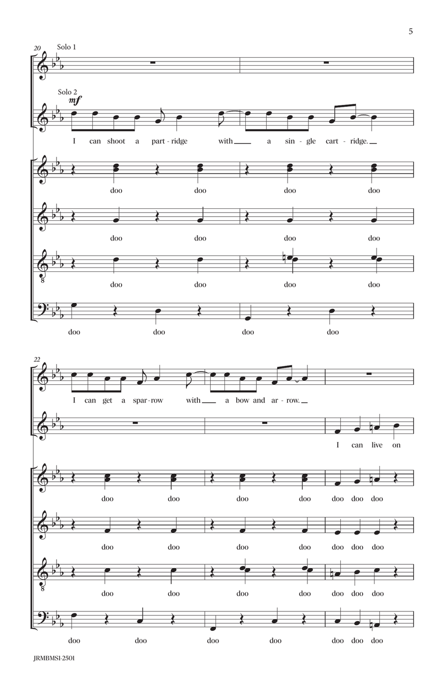 Anything You Can Do Divisi scores gallery preview page 5