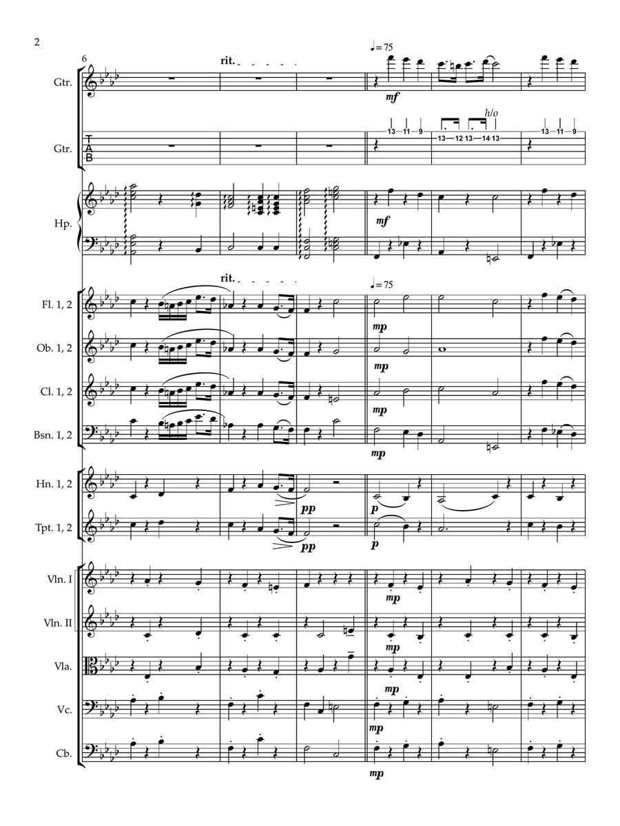 Nocturne in F Minor Nocturne in F Minor Chamber Music scores gallery preview page 2