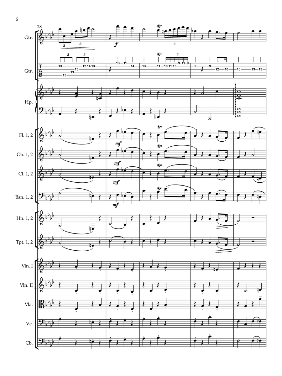 Nocturne in F Minor Nocturne in F Minor Chamber Music scores gallery preview page 6